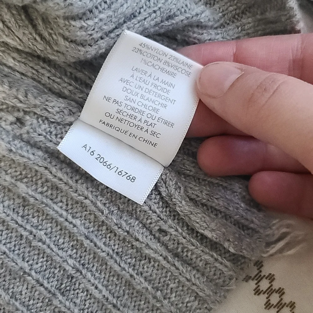White + Warren Multicolor Striped Sweater - Picture 3 of 11